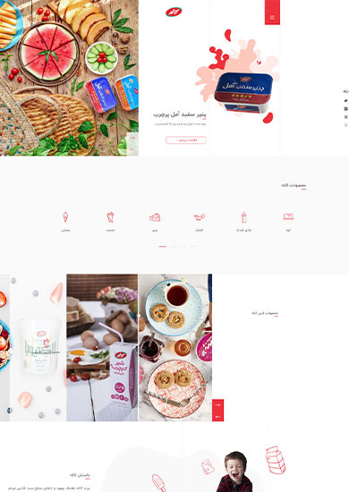 نمای سایت کاله